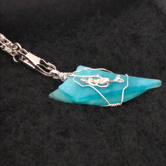 CUT AMAZONITE BLUE GEMSTONE SEMI PRECIOUS - Picture 4 of 8